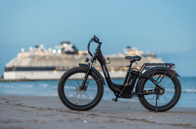 waterproof electric bicycle Marker Step-Thru Greenway Long-Range Ebike Crush any terrain with Hikeep K6 Waterproof Electric Bikes | Free