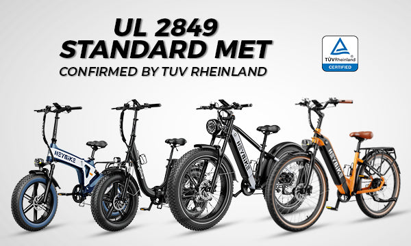 heybike batteries and ebikes TUV certified