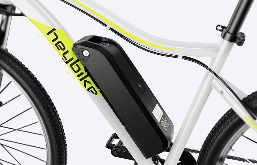 Close view of removable battery