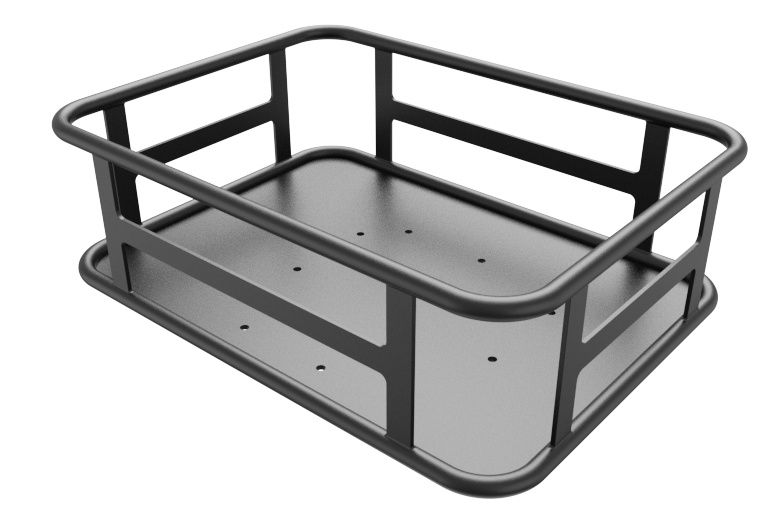 close up of large basket