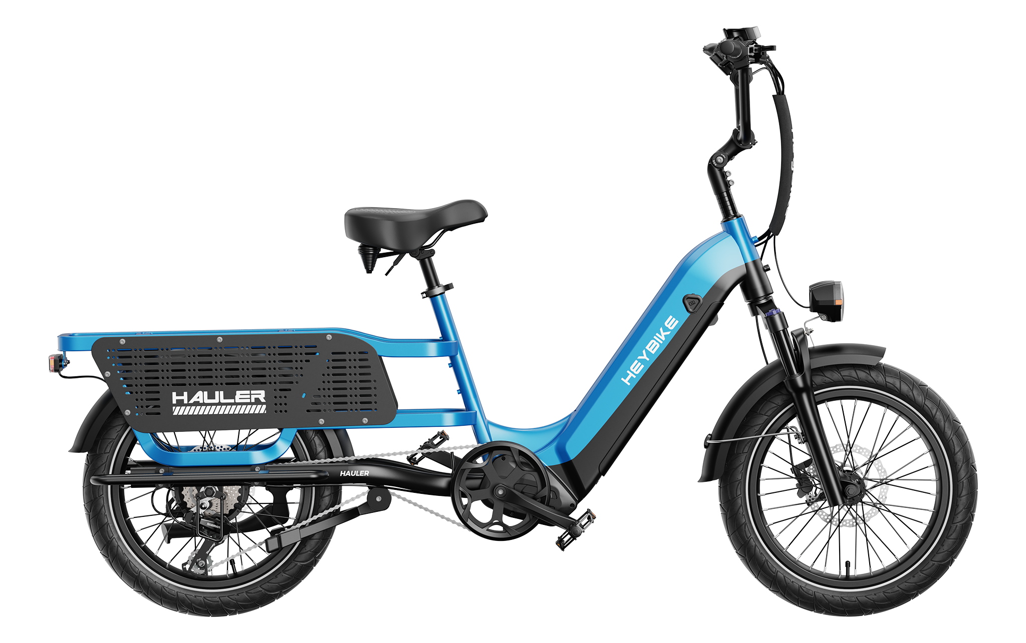 Hauler cargo e-bike - blue
