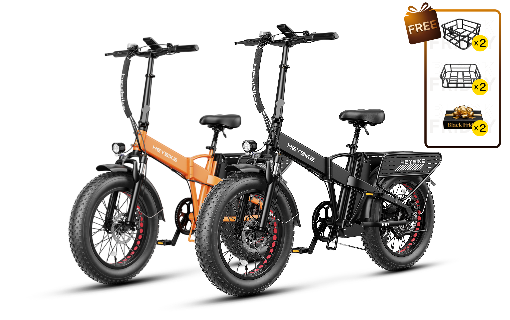 Mars 2.0 Foldable Fat Tire eBike | Heybike