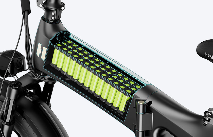 Heybike Tyson bike built in 720Wh battery capacity