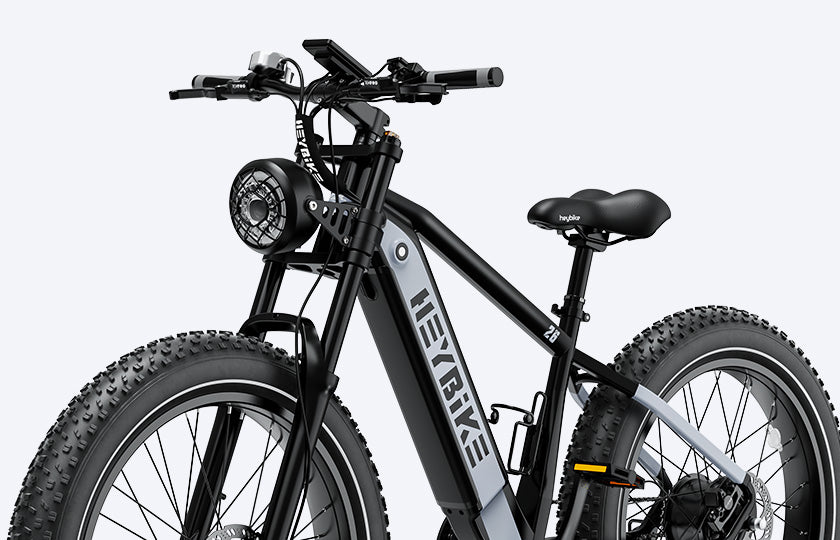 Close-up view of Pedal Assist Brawn ebike