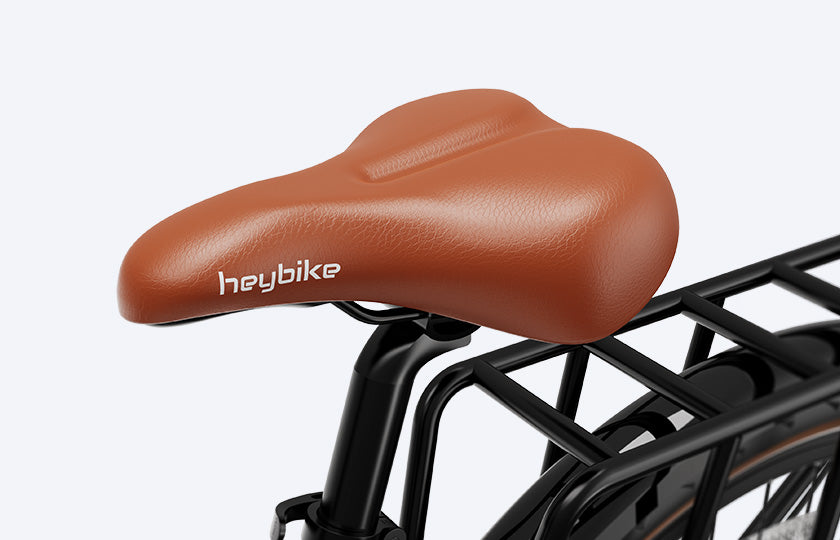 close-up view of shock absorbing seat