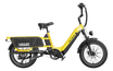 Hauler - Electric cargo ebike with dual battery, yellow