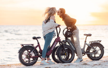 Ranger S ebike on the beach