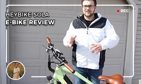 A video review of the Heybike Sola e-bike from a satisfied customer