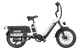 Hauler - Electric cargo ebike with dual battery, white