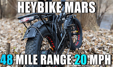 A video review of the Heybike Mars e-bike from a satisfied customer