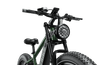 close-up view of Brawn ebike headlight