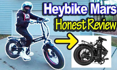 A video review of the Heybike Mars e-bike from a satisfied customer