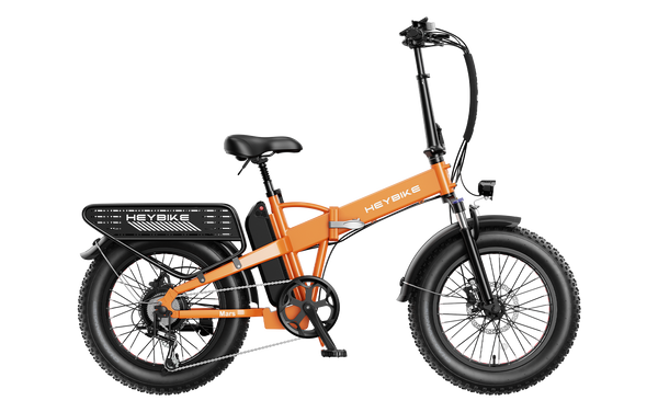 Mars 2.0 - folding fat tire ebike, organge