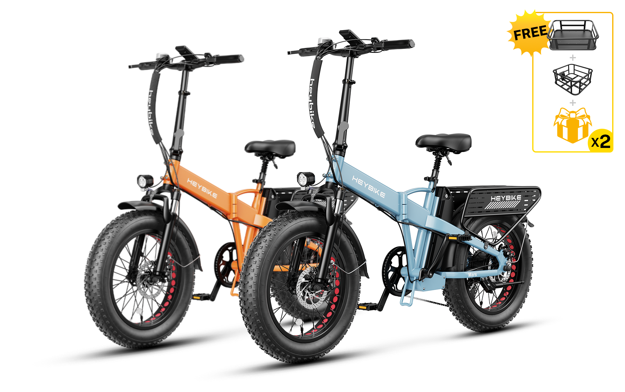 Mars 2.0 Foldable Fat Tire eBike Heybike