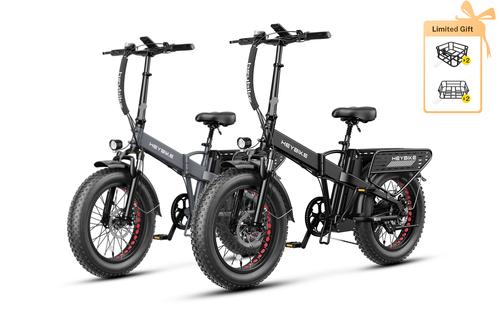 Mars 2.0 Foldable Fat Tire eBike | Heybike
