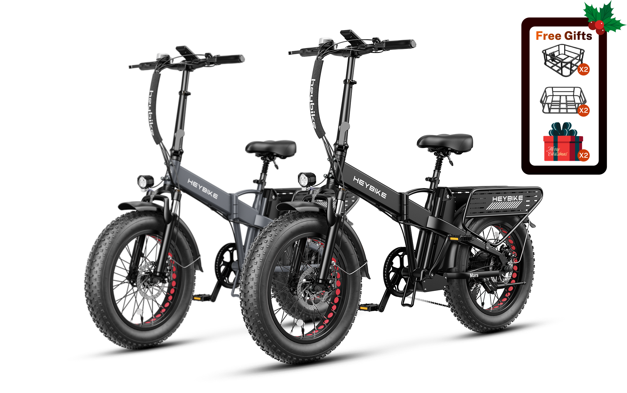 Mars 2.0 Foldable Fat Tire eBike | Heybike