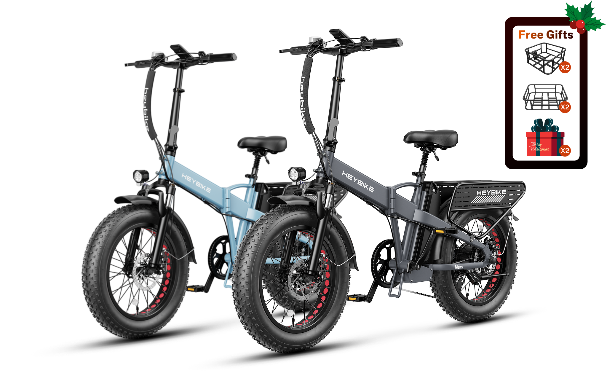 Mars 2.0 Foldable Fat Tire eBike | Heybike