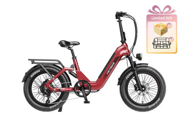 Heybike Ranger 3.0 Pro Best Folding Fat Tire eBike, 90 Miles, 48V/15Ah, Torque Sensor, Full Suspension with Air Shock, 440 lbs, 28 MPH, 1200W Heybike Ranger 3.0 Pro Best Folding Fat Tire eBike, 90 Miles, 48V/15Ah, Torque Sensor, Full Suspension with Air Shock, 440 lbs, 28 MPH, 1200W