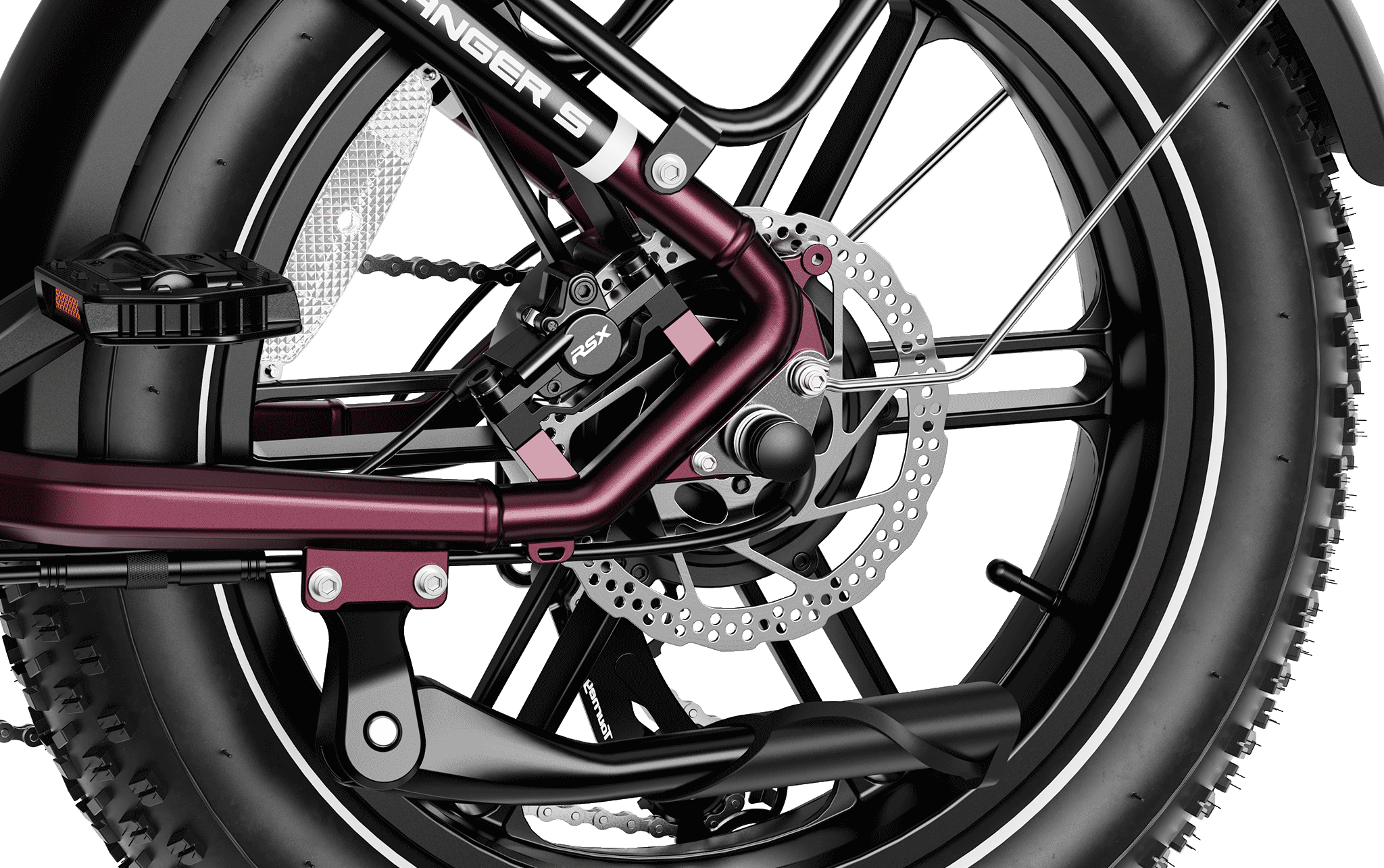 Ranger S Folding Electric Bike Step thru Ebike Heybike