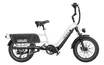 Hauler cargo e-bike - white