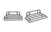 Side Luggage Racks Set
