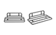 Side Luggage Racks Set