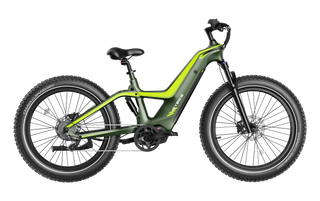 green electric bicycle Euy F6 Long Range Fat Tire Bike The Dirwin Pioneer Lite is a high The Ballona e-24 - One