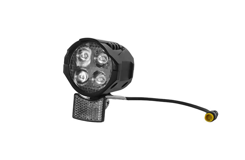A premium headlight with a reflector