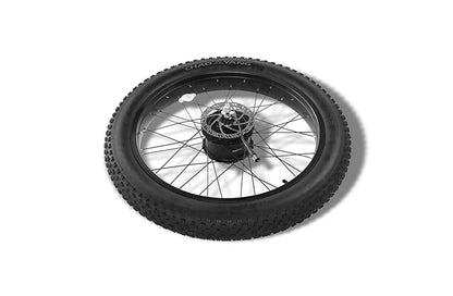 close up of rear spoke Wheel