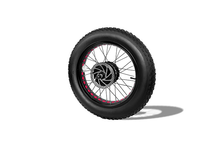 close up of spoke Wheel, fat tire